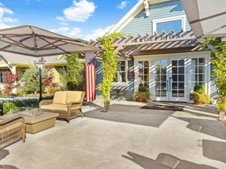 Outdoor Firepits in front of Sonoma Bungalows